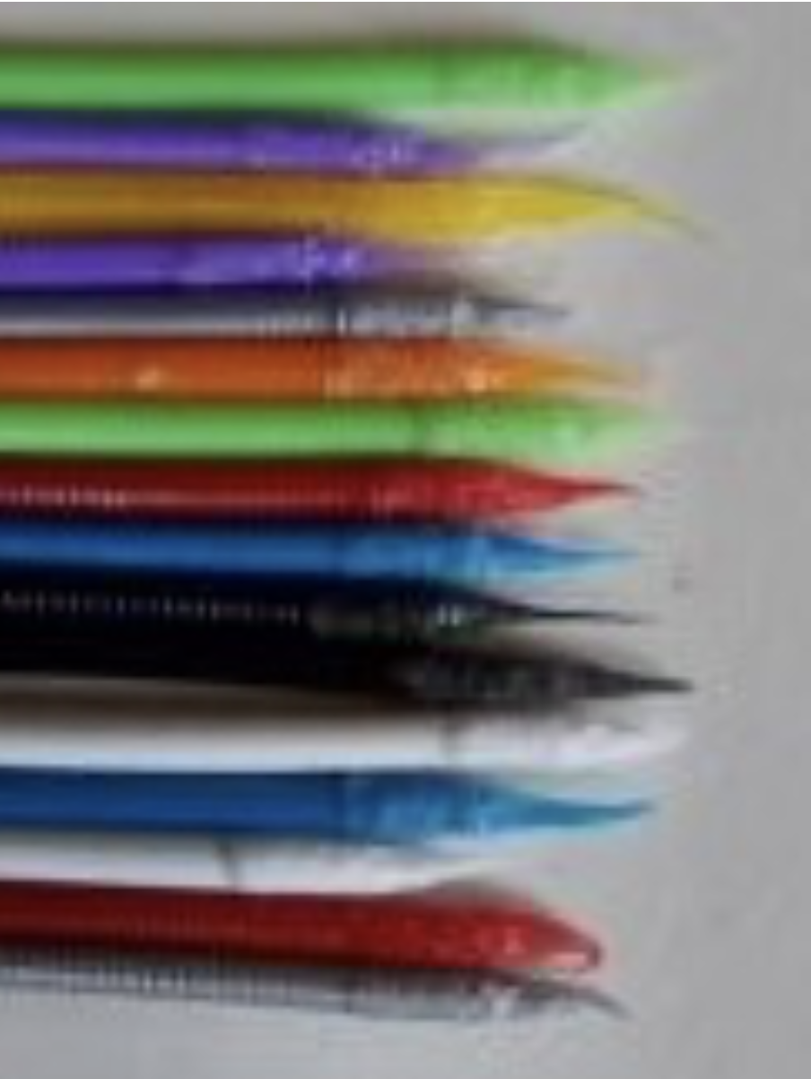 Well-formed filament tips, free of blobs or hairs